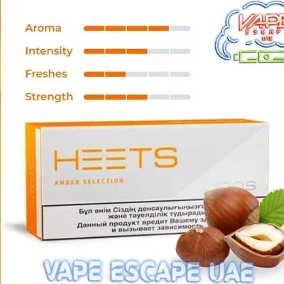 HEETS Amber Selection tobacco sticks for IQOS in original packaging