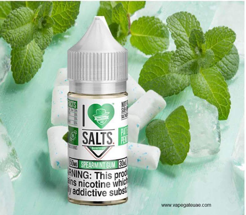 SPEARMINT GUM - I LOVE SALTS BY MAD HATTER - Vape Escape UAE