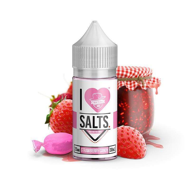 STRAWBERRY CANDY - I LOVE SALTS BY MAD HATTER - Vape Escape UAE