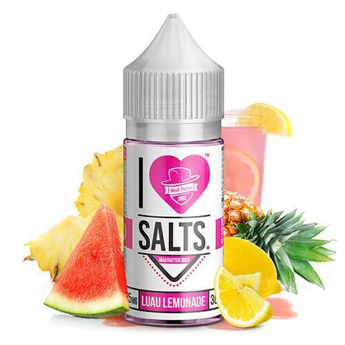 LUAU LEMONADE / PINK LEMONADE - I LOVE SALTS BY MAD HATTER - Vape Escape UAE