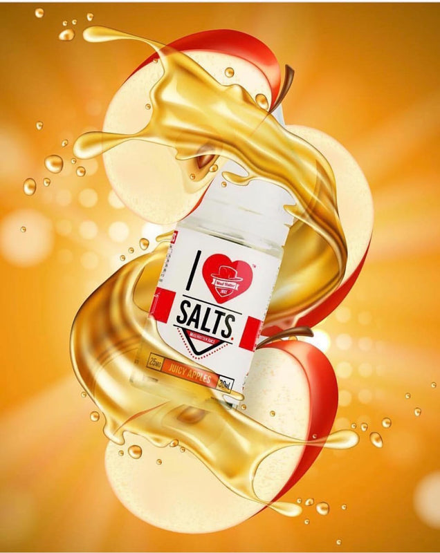 JUICY APPLES - I LOVE SALTS BY MAD HATTER - Vape Escape UAE
