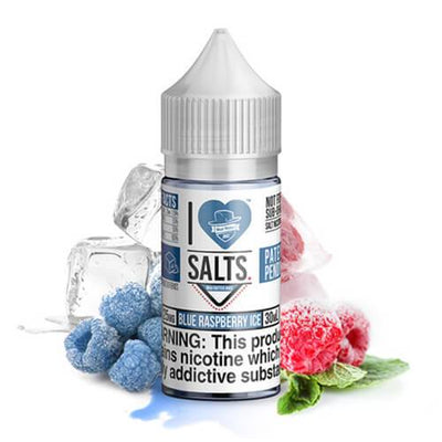 BLUE RASPBERRY ICE - I LOVE SALTS BY MAD HATTER - Vape Escape UAE