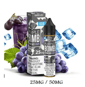 ICE PURPLE BOMB VGOD SALT NIC 30ml - Vape Escape UAE