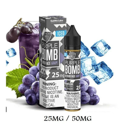 ICE PURPLE BOMB VGOD SALT NIC 30ml - Vape Escape UAE