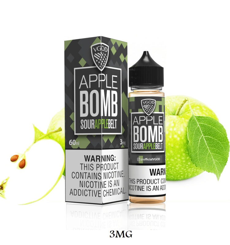 APPLE BOMB 60ML VGOD E-LIQUID - Vape Escape UAE