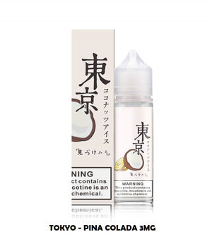 TOKYO E-Juice 60ML (3mg) - Vape Escape UAE