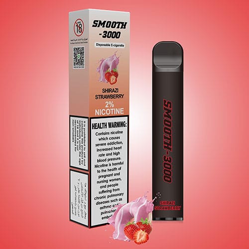 SMOOTH DISPOSABLE VAPE 3000 PUFFS 2% NICOTINE - Vape Escape UAE