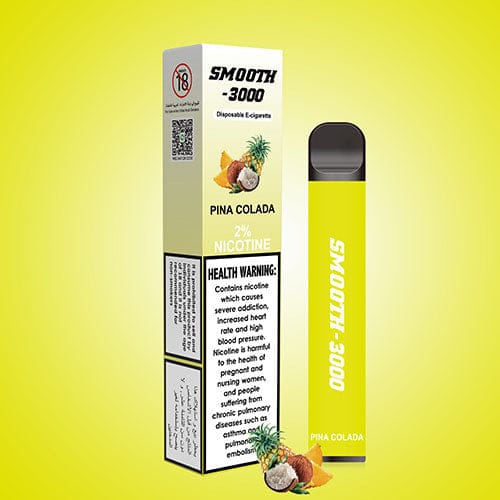 SMOOTH DISPOSABLE VAPE 3000 PUFFS 2% NICOTINE - Vape Escape UAE