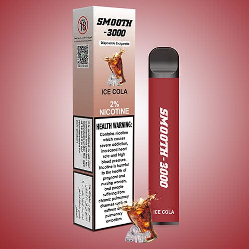SMOOTH DISPOSABLE VAPE 3000 PUFFS 2% NICOTINE - Vape Escape UAE