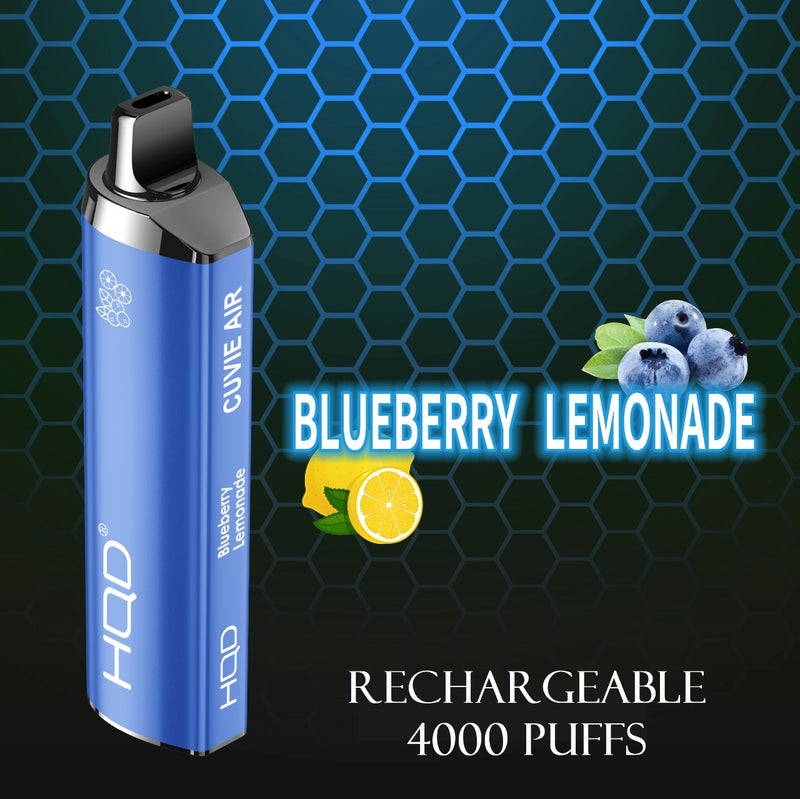 HQD Cuvie Air Nicotine 4000 Puff RECHARGEABLE Disposable Vape - Vape Escape UAE