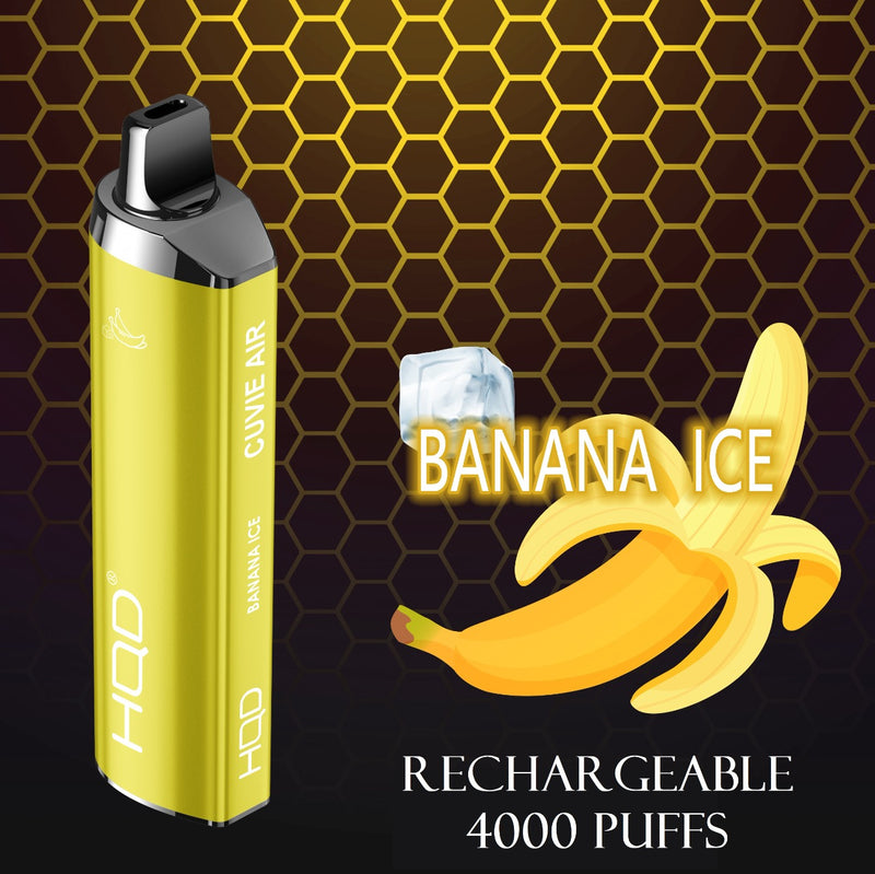 HQD Cuvie Air Nicotine 4000 Puff RECHARGEABLE Disposable Vape - Vape Escape UAE