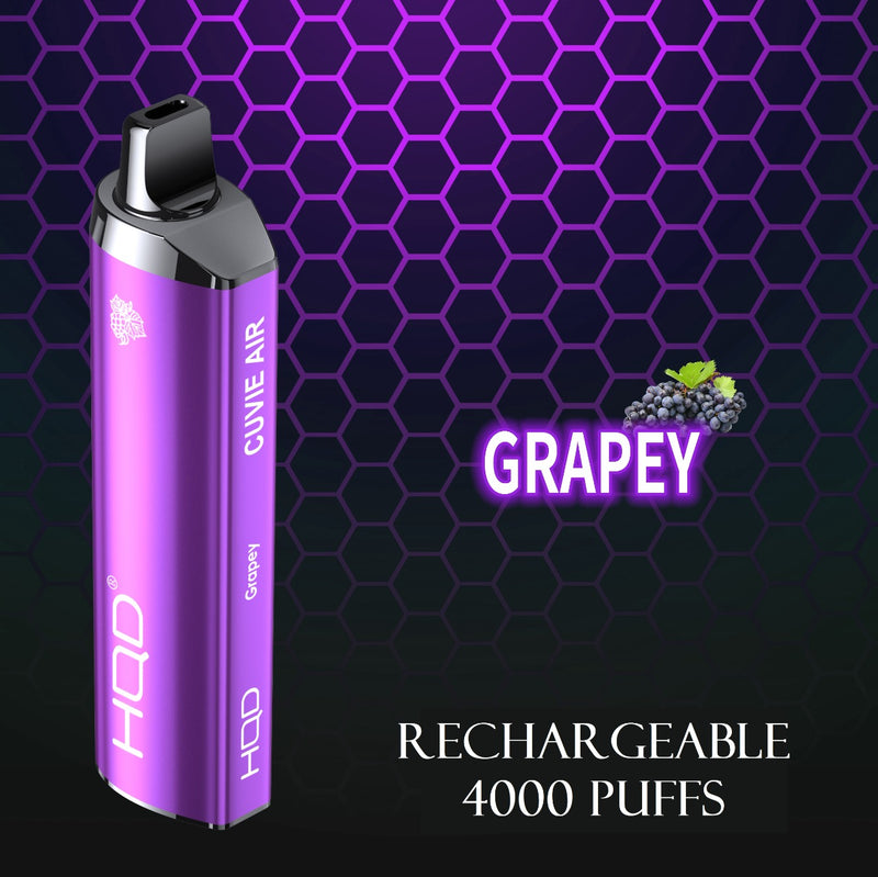 HQD Cuvie Air Nicotine 4000 Puff RECHARGEABLE Disposable Vape - Vape Escape UAE