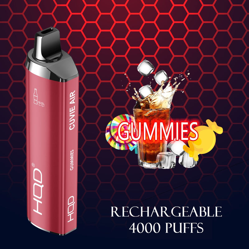 HQD Cuvie Air Nicotine 4000 Puff RECHARGEABLE Disposable Vape - Vape Escape UAE
