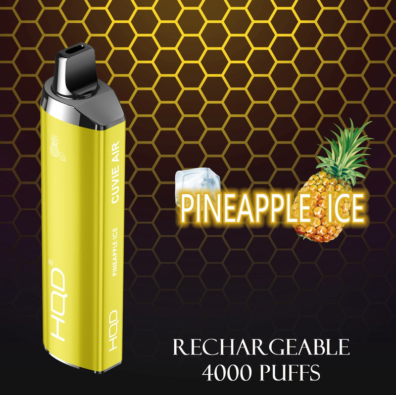 HQD Cuvie Air Nicotine 4000 Puff RECHARGEABLE Disposable Vape - Vape Escape UAE