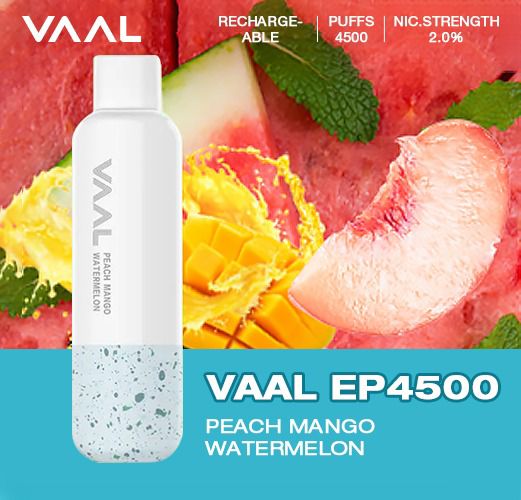 VAAL Rechargeable Disposable 4500 Puffs Rechargeable. - Vape Escape UAE