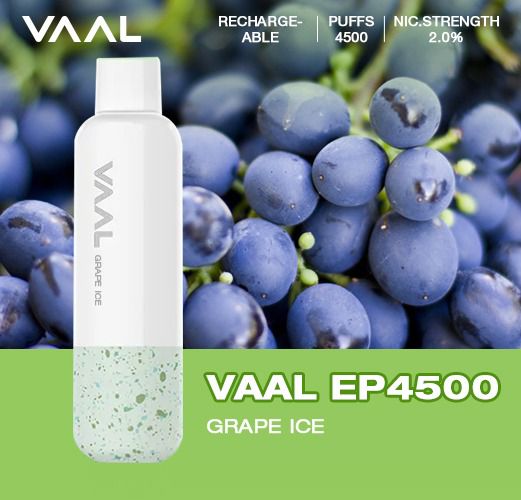VAAL Rechargeable Disposable 4500 Puffs Rechargeable. - Vape Escape UAE