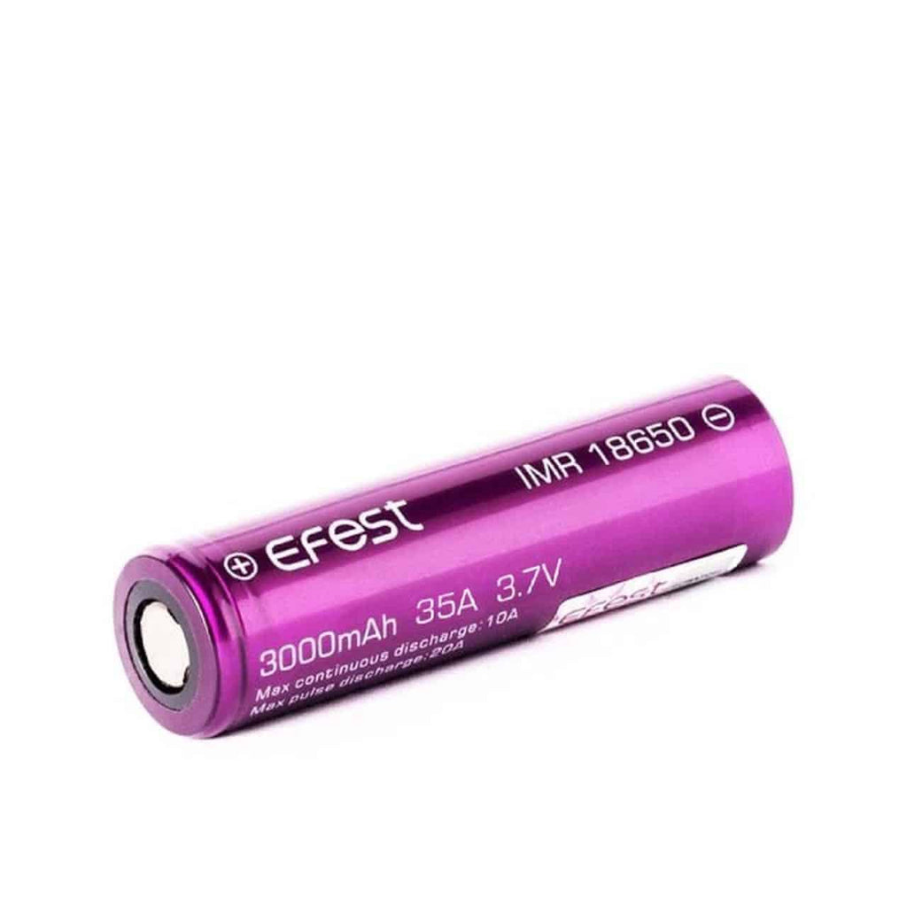 EFEST IMR 18650 3000mAh 35A FLAT TOP BATTERY