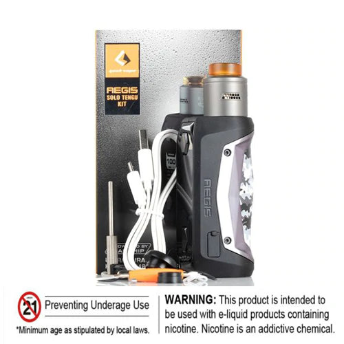 GEEK VAPE AEGIS SOLO 100W TENGU RDA VAPE Devices - Vape Escape UAE