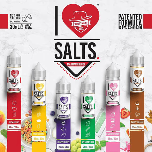 BLUE RASPBERRY ICE - I LOVE SALTS BY MAD HATTER - Vape Escape UAE