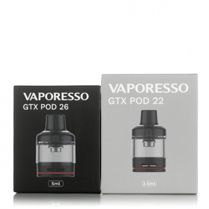 VAPORESSO GTX POD 22 & 26 REPLACEMENT PODS - Vape Escape UAE